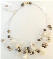 Collana Stocco Gioielli Donna in Acciaio Perla COD507-01 - COD507-01